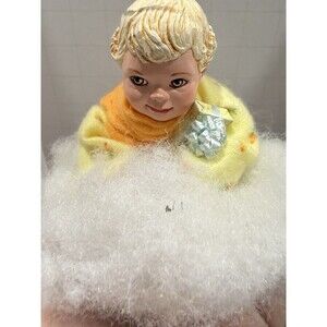 Simpich Character Doll Cloud Babies Angel Ornament Handmade Yellow Pj's